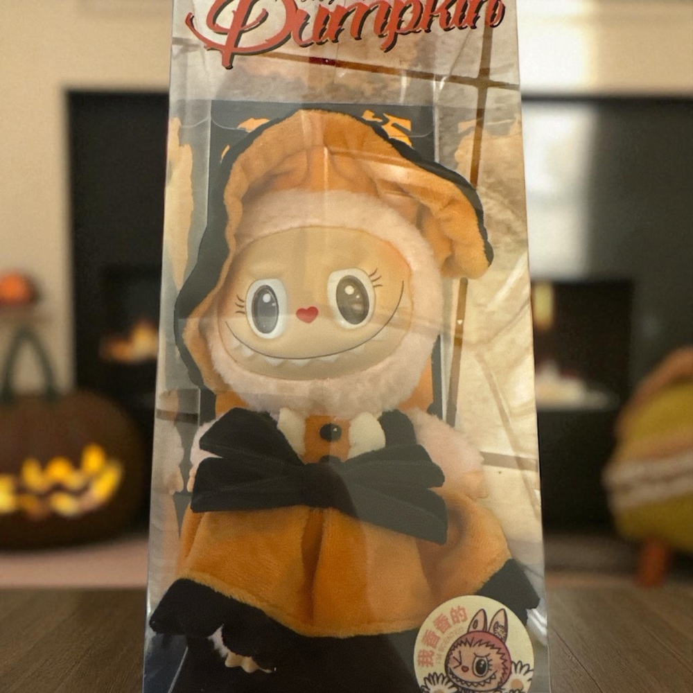 Orange and Black Doll with Hooded Outfit